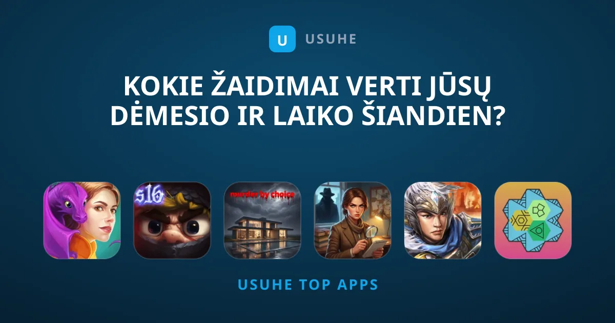 Kokie Žaidimai Verti Jūsų Dėmesio Ir Laiko Šiandien?